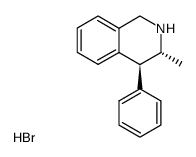 (3R,4S)-3-methyl-4-phenyl-1,2,3,4-tetrahydroisoquinoline hydrobromide Structure