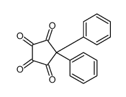 5,5-diphenylcyclopentane-1,2,3,4-tetrone结构式