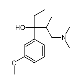 1-(Dimethylamino)-3-(3-methoxyphenyl)-2-methyl-3-pentanol结构式