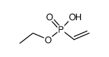 ethyl hydrogen ethenylphosphonate Structure