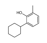 2-cyclohexyl-6-methylphenol Structure