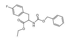 ethyl N-benzyloxycarbonyl-4-fluorophenylalaninate Structure