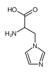 2-amino-3-imidazol-1-yl-propionic acid结构式