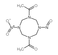 1,5-diacetyloctahydro-3-nitro-7-nitroso-1,3,5,7-tetrazocine Structure