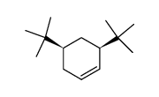 cis-3,5-di-tert-butylcyclohexene Structure