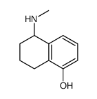 5-(methylamino)-5,6,7,8-tetrahydronaphthalen-1-ol结构式