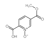 2,5-Pyridinedicarboxylicacid, 5-methyl ester, 1-oxide结构式