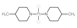 Platinum,dichlorobis(4-methylpyridine)-, (SP-4-2)- structure