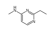 4-Pyrimidinamine, 2-ethyl-N-methyl- (9CI) structure