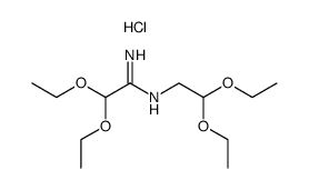 N-(2,2-diethoxyethyl)-2,2-diethoxyacetimidamide hydrochloride Structure