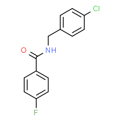 N-(4-Chlorobenzyl)-4-fluorobenzamide结构式