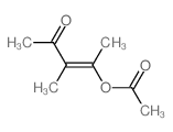 [(E)-3-methyl-4-oxo-pent-2-en-2-yl] acetate structure