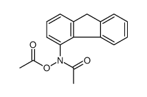 N-Acetyloxy-N-(9H-fluoren-4-yl)acetamide结构式