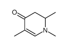 1,2,5-trimethyl-2,3-dihydropyridin-4-one结构式