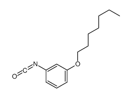 1-heptoxy-3-isocyanatobenzene结构式