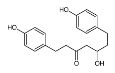 5-hydroxy-1,7-bis(4-hydroxyphenyl)heptan-3-one结构式