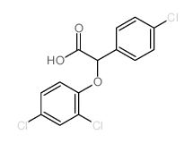 Benzeneacetic acid,4-chloro-a-(2,4-dichlorophenoxy)- structure