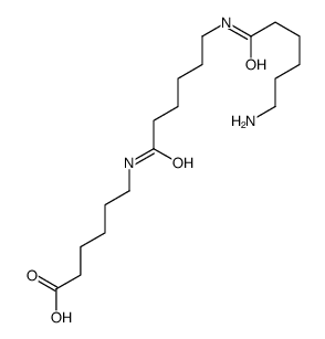 HEXANOICACID,6-[[6-[(6-AMINO-1-OXOHEXYL)AMINO]-1-OXOHEXYL]AMINO]- structure