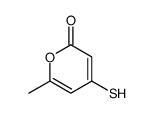 6-methyl-4-sulfanylpyran-2-one结构式