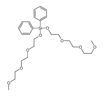 bis[2-[2-(2-methoxyethoxy)ethoxy]ethoxy]-diphenylsilane Structure