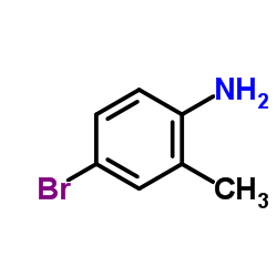 4-溴-2-甲基苯胺结构式