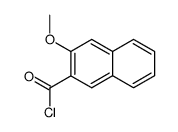 3-methoxy-2-naphthoic acid chloride结构式