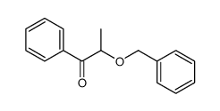 1-phenyl-2-phenylmethoxypropan-1-one Structure