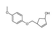 (1S,4S)-4-[(4-methoxyphenoxy)methyl]cyclopent-2-en-1-ol Structure