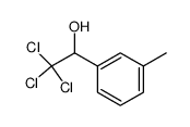 BENZENEMETHANOL, 3-METHYL-.ALPHA.-(TRICHLOROMETHYL)- Structure