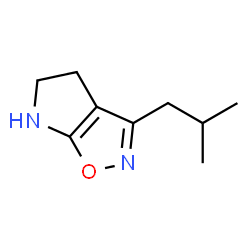 4H-Pyrrolo[3,2-d]isoxazole,5,6-dihydro-3-(2-methylpropyl)-(9CI)结构式