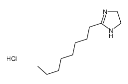 2-octyl-4,5-dihydro-1H-imidazole,hydrochloride结构式