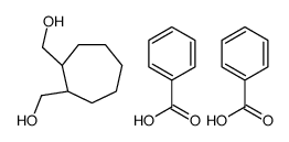benzoic acid,[(1R,2R)-2-(hydroxymethyl)cycloheptyl]methanol Structure
