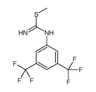 methyl N'-[3,5-bis(trifluoromethyl)phenyl]carbamimidothioate Structure