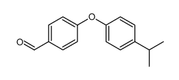 4-(4-propan-2-ylphenoxy)benzaldehyde Structure