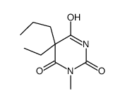 5-Ethyl-1-methyl-5-propylbarbituric acid结构式