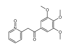 2-(1-oxidopyridin-1-ium-2-yl)-1-(3,4,5-trimethoxyphenyl)ethanone Structure