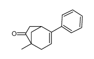 5-methyl-2-phenylbicyclo[3.2.1]oct-2-en-6-one结构式