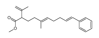 trans,trans-3-carbomethoxy-2,6-dimethyl-11-phenyl-1,6,10-undecatriene Structure