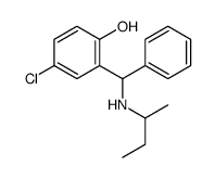 2-[(butan-2-ylamino)-phenylmethyl]-4-chlorophenol Structure