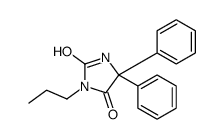 5,5-diphenyl-3-propylimidazolidine-2,4-dione Structure