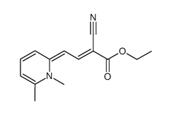 1,6-Dimethyl-2-(3'-cyano-3'-ethoxycarbonyl-allyliden)-1,2-dihydropyridin Structure
