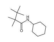 N-Cyclohexyl-2,2,3,3-tetramethyl-butyramid Structure