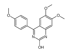 6,7-dimethoxy-4-(4-methoxyphenyl)-1H-quinazolin-2-one Structure