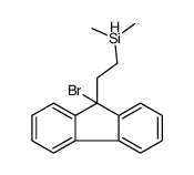 2-(9-bromofluoren-9-yl)ethyl-dimethylsilane结构式