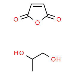 furan-2,5-dione, propane-1,2-diol Structure