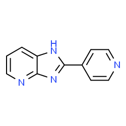 2-(4-Pyridyl)-7-azabenzimidazole结构式