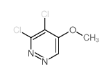 3,4-dichloro-5-methoxy-pyridazine structure