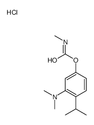 dimethyl-[5-(methylcarbamoyloxy)-2-propan-2-ylphenyl]azanium,chloride Structure