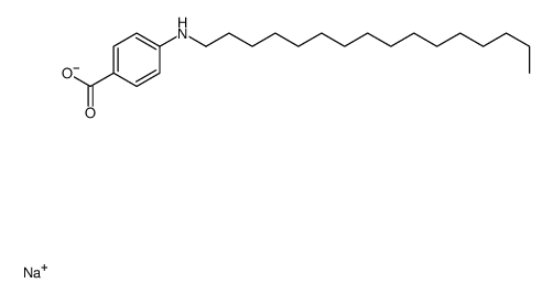 sodium,4-(hexadecylamino)benzoate结构式