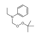 N-(tert-butylperoxymethyl)-N-ethylaniline结构式